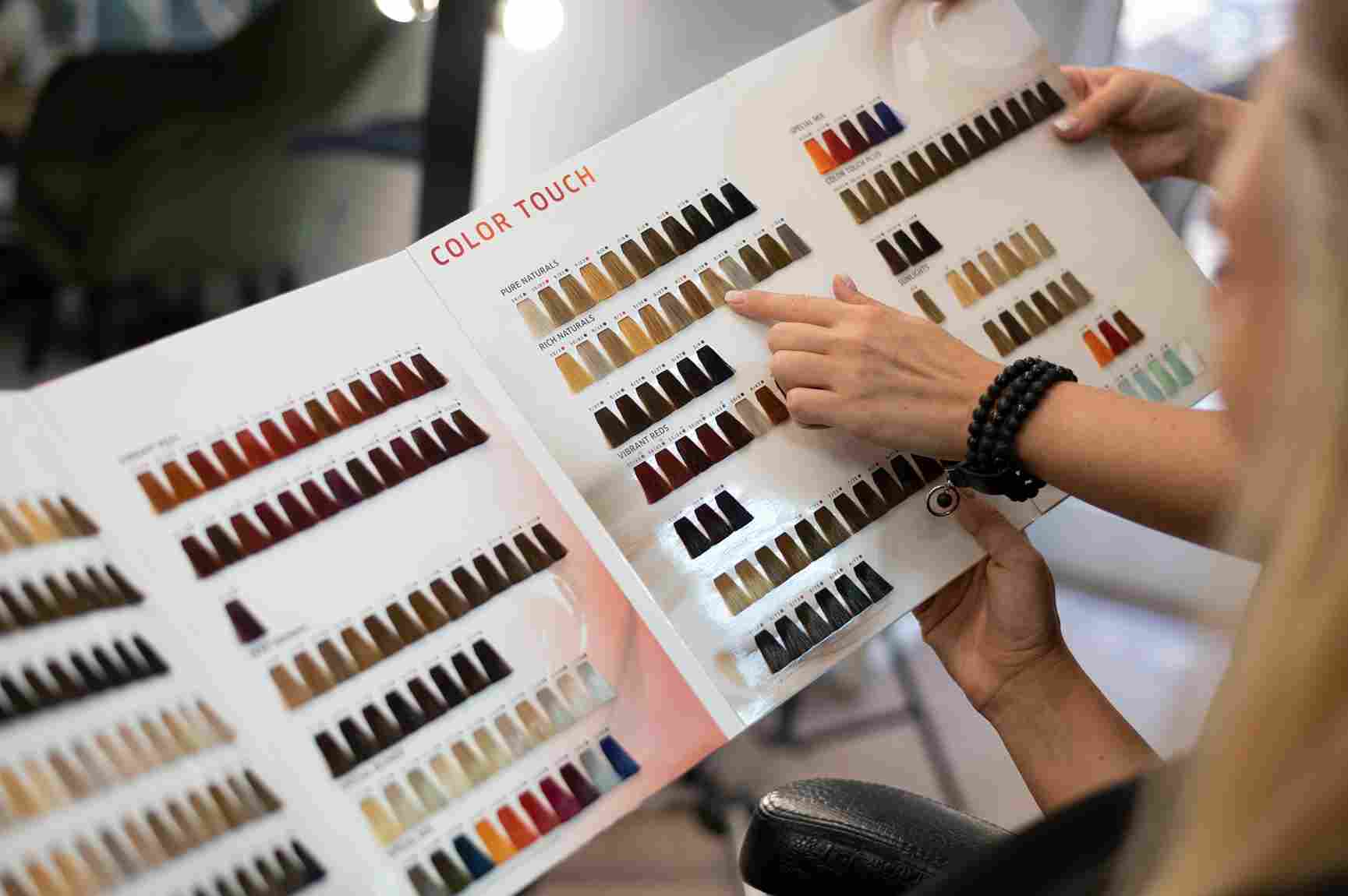 Hair Color with Product