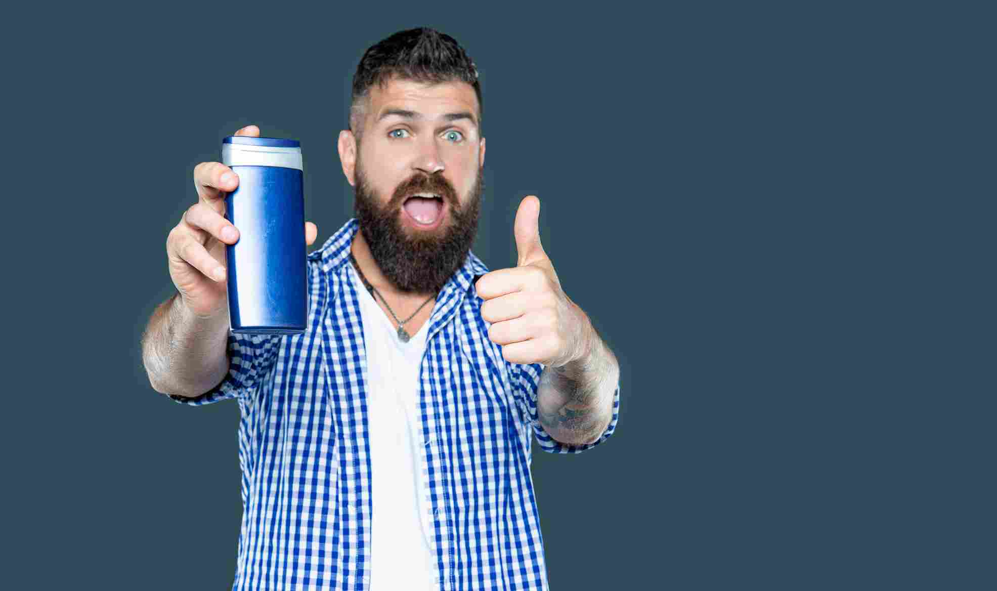 Beard Color with Product