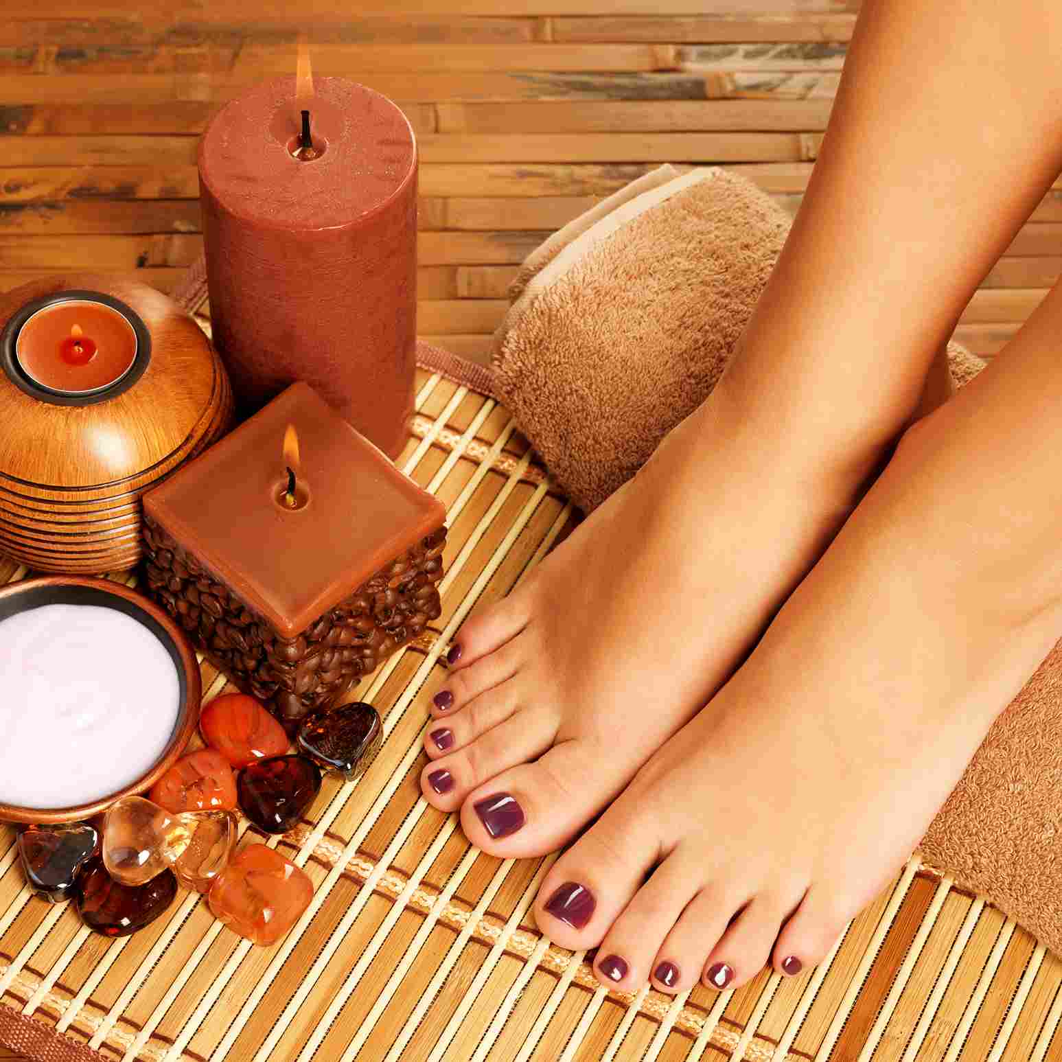 Elysian candle spa pedicure