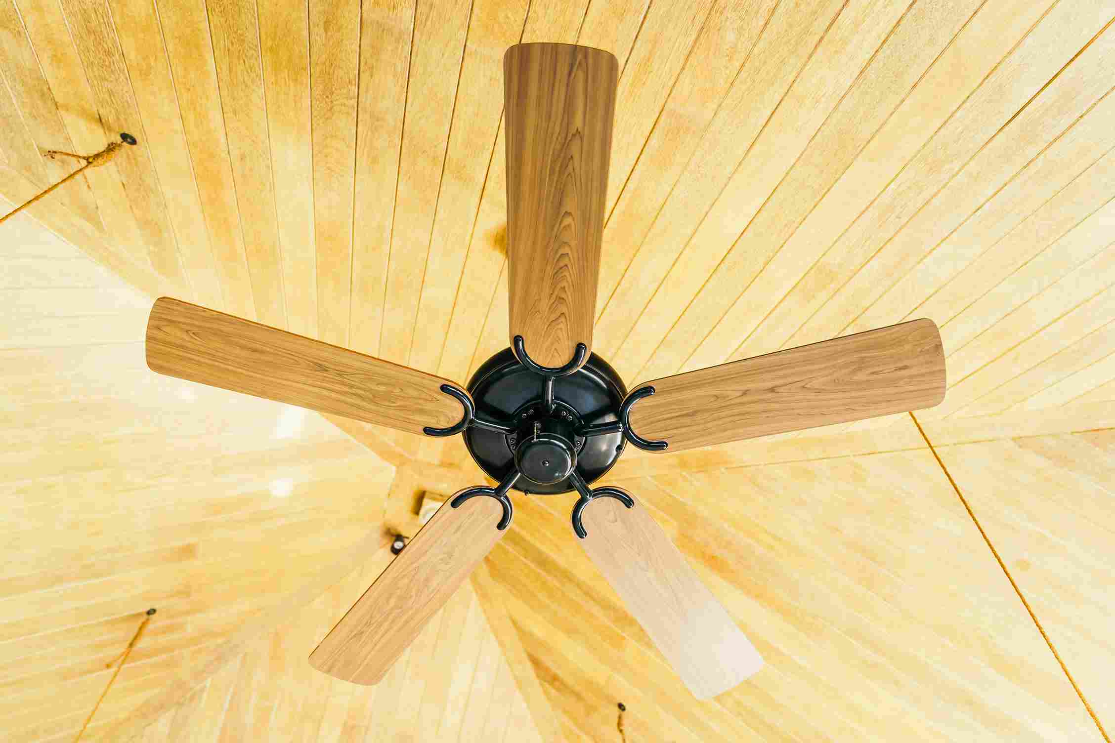 Decorative ceiling fan installation