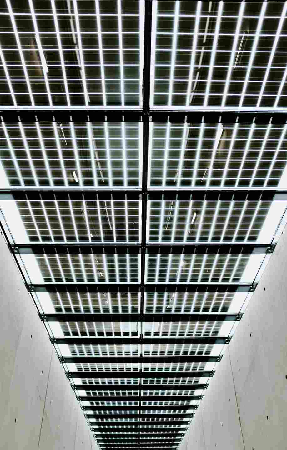 False ceiling light installation