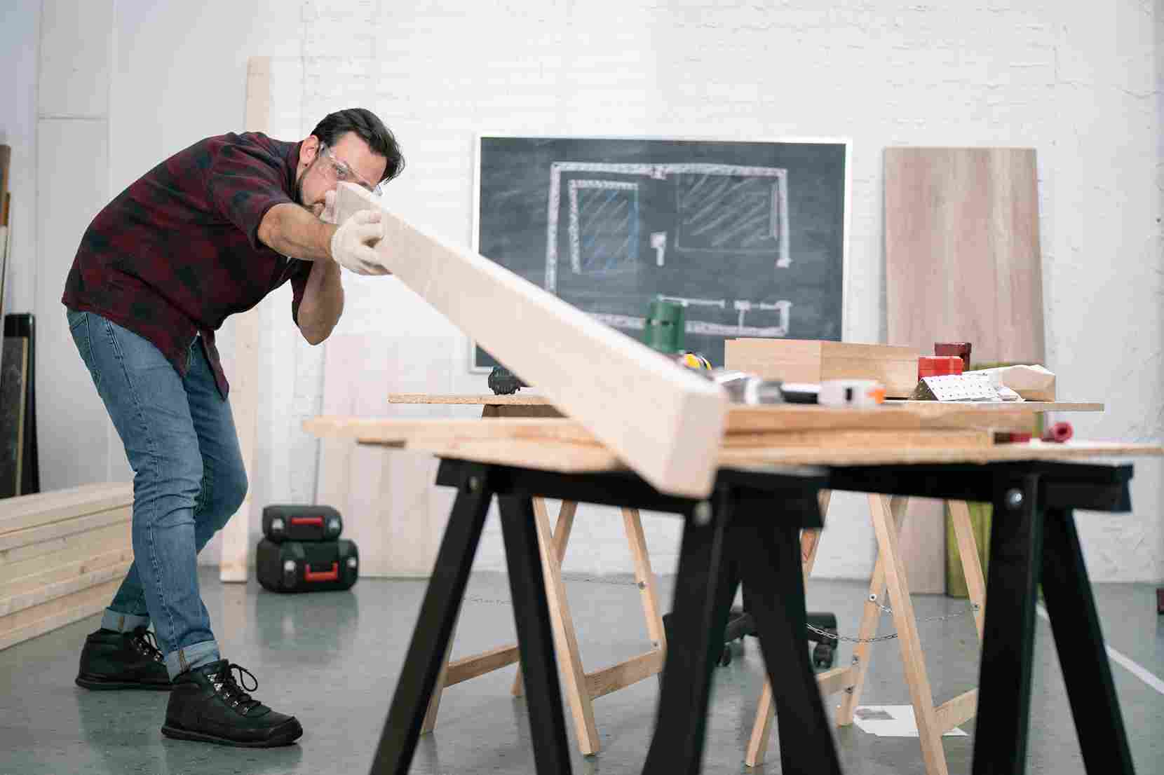 Study table assembly