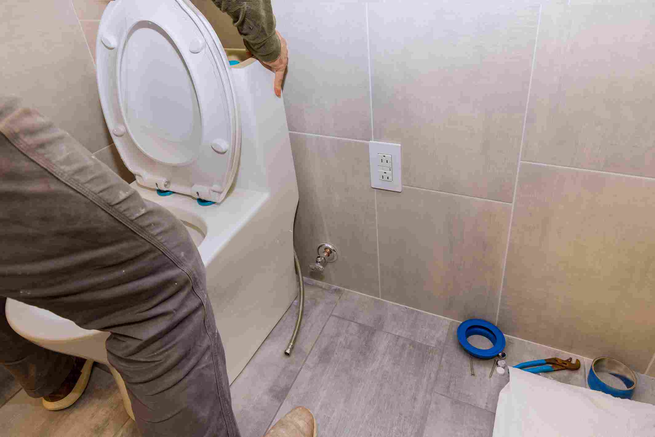 Wall mounted western toilet replacement