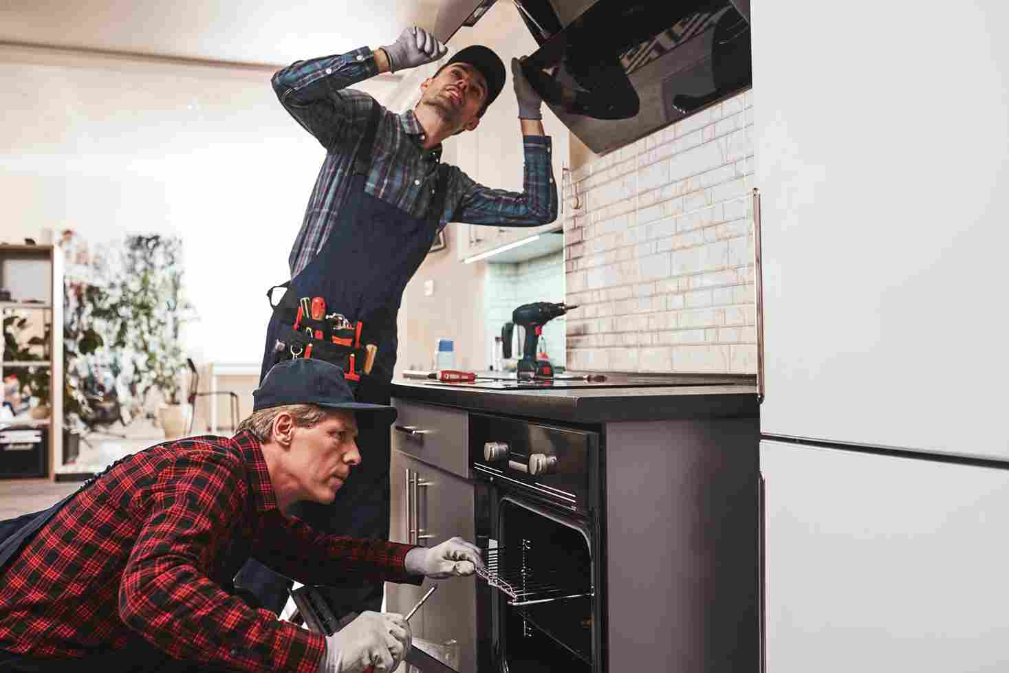 Occupied Kitchen Cleaning with Chimney & Appliances
